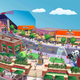 Illustration for article titled Universals Simpsons Land Theme Park Includes Krusty Burger and Moes